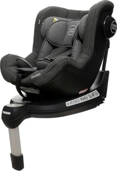 Fotelik, Solario, Isofix, Black Edition, Grey Melange, 0-18, Coto Baby