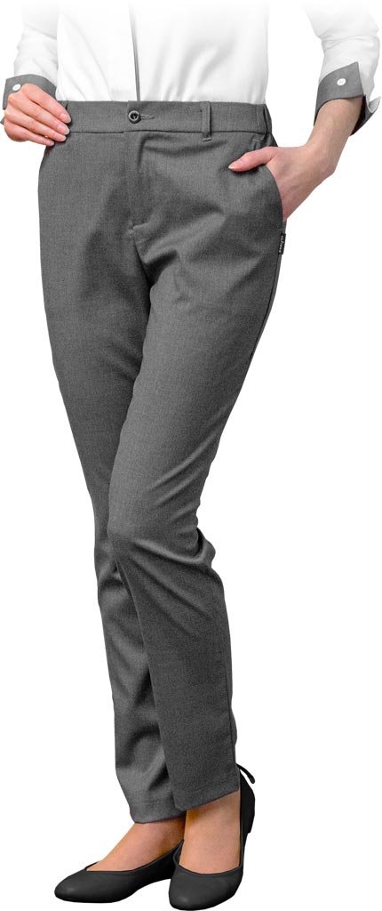 Reis LENTO-L - spodnie kucharskie do pasa, damskie, 70% poliester, 27% bawełna, 3% spandex, 215 g/m - S-2XL.