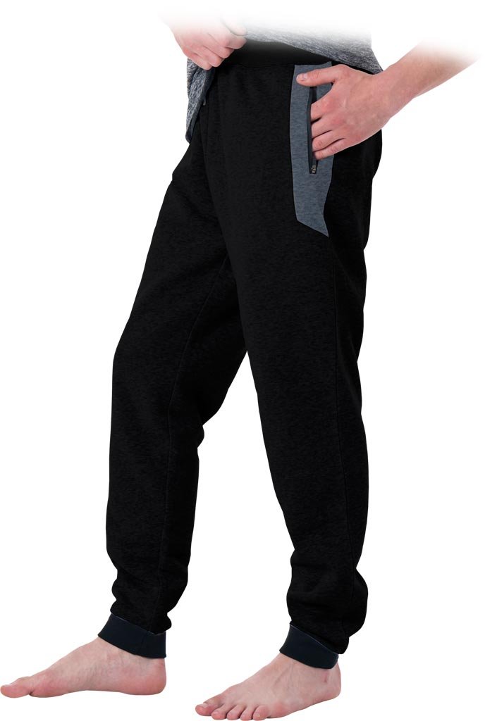 Spodnie ochronne do pasa czarno-ciemnoszary roz.3XL