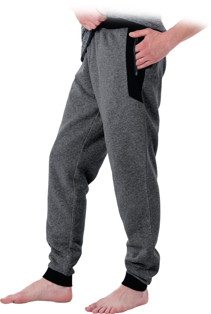 Spodnie ochronne do pasa ciemnoszaro-czarny roz.M