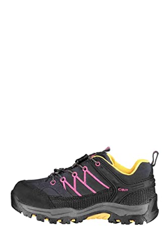CMP Kids Rigel Low Trekking Shoes Wp, buty turystyczne chłopięce, Antracite Bouganville, 30 EU