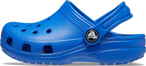 Crocs Unisex Classic Clog T drewniane buty dziecięce, Blue Bolt, 27/28 EU