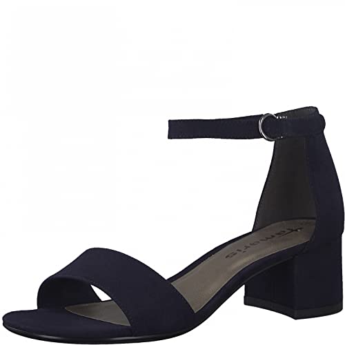 Sandały damskie Tamaris, klapki damskie,TOUCHit, Granatowy, 37 EU