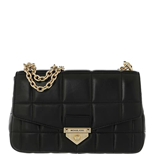 Michael Kors Soho, damska torba na ramię, czarna, mała, czarny, S