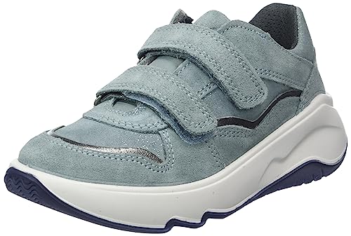 Superfit Dziewczęce sneakersy Melody, jasnozielony srebro 7500, 33 EU Schmal
