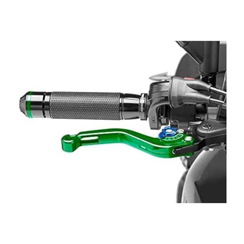 Puig 180 VA 2.0 Krótka dźwignia hamulca z przełącznikiem niebieskim, zielona