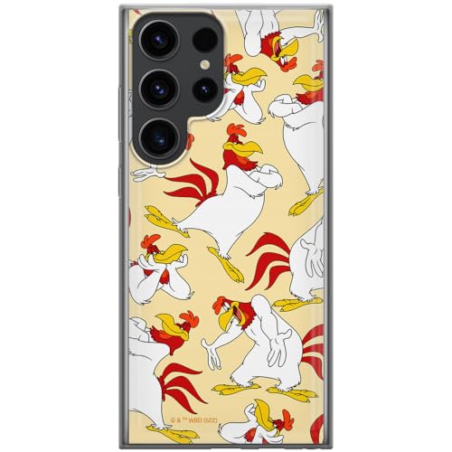 ERT GROUP etui na telefon Samsung S23 ULTRA, case oryginalny i oficjalnie licencjonowany przez Looney Tunes, wzór Foghorn Leghorn 001, optymalnie dopasowane, plecki z TPU częściowo przeźroczyste