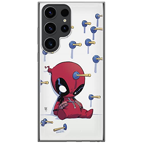 Etui Deadpool 005 Marvel Nadruk pełny Biały Producent: Samsung, Model: S23 ULTRA