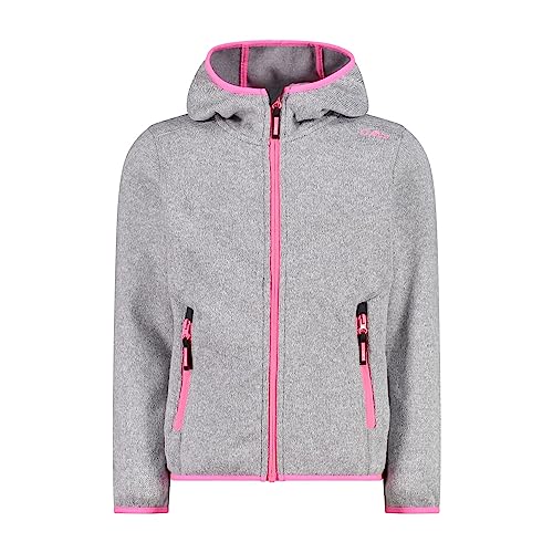 CMP Kurtka Knit-tech Dziecięca Z Kapturem Stałym - 3h19825 Kurtka Knit-Tech dla dzieci ze stałym kapturem Unisex - Dzieci i młodzież
