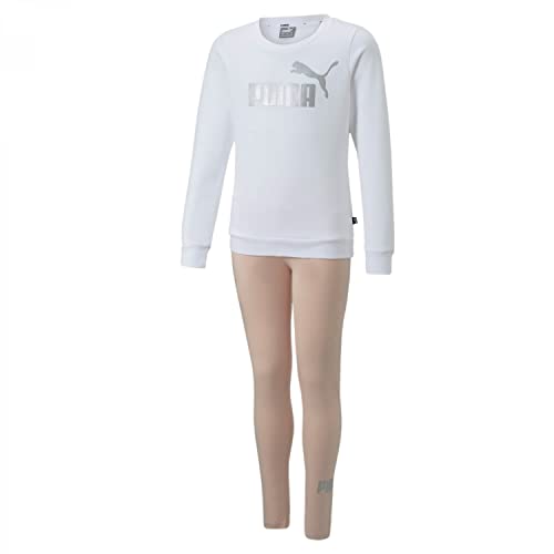 PUMA Logo Crew Fl & Legginsy Set G - Leggins Unisex Dziecko