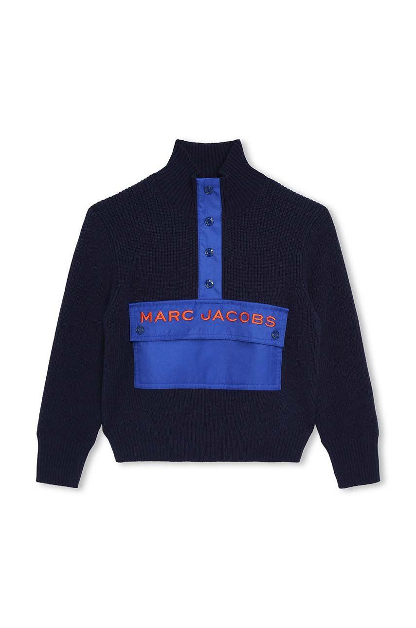 Marc Jacobs sweter dziecięcy kolor granatowy
