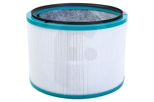 Paxanpax PSA119 Kompatybilny z Dyson Hot, Pure Cool Link Series Fan oczyszczacz pulpitu 360° filtr HEPA ze szkła, szary