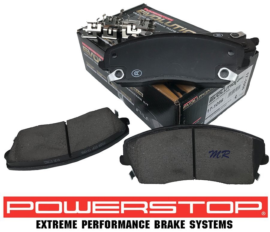 Przednie klocki hamulcowe do tarcz 320mm POWERSTOP Z17 Dodge Challenger
