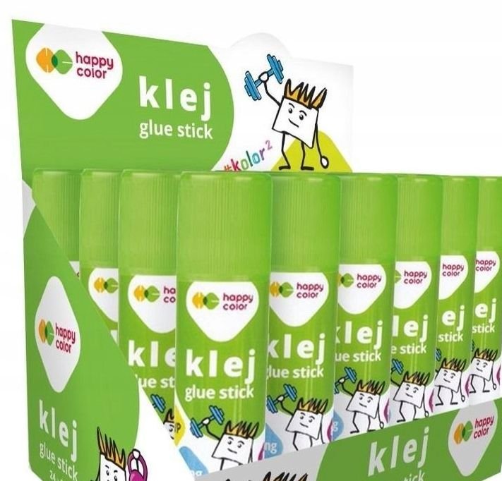 Gdd Klej w sztyfcie Happy Color 15 g 24 szt.
