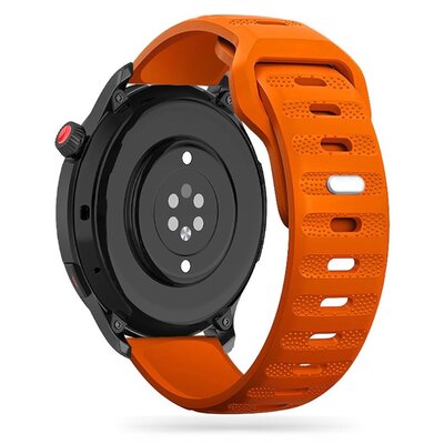 Pasek do SAMSUNG GALAXY WATCH 4 / 5 / 5 PRO (40 / 42 / 44 / 45 / 46 MM) Tech-Protect Iconband Line pomarańczowe