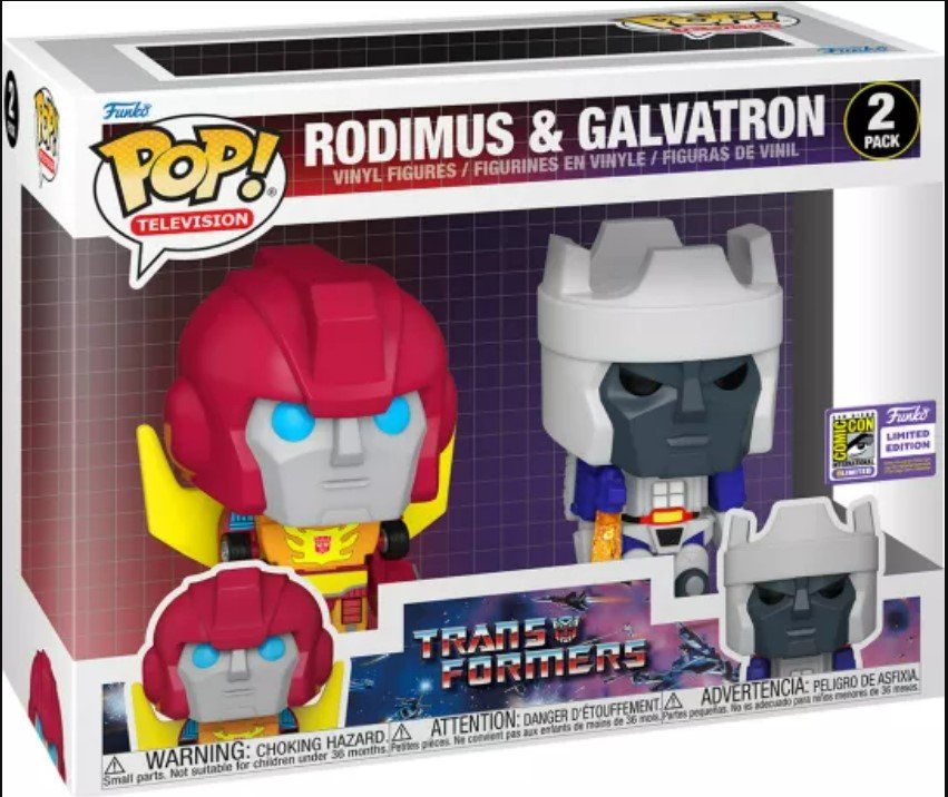 Funko POP!, Transformers, figurka kolekcjonerska, Vinyl: Rodimus/Galvatron 2PK