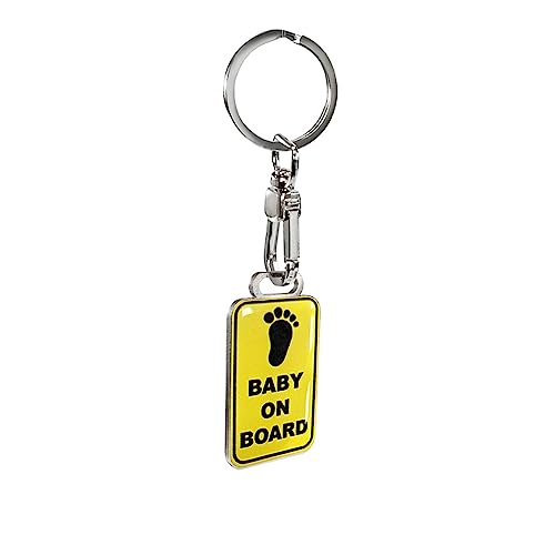Avisa Brelok ze stali nierdzewnej - 'Baby on Board'