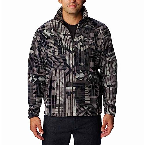 Columbia Męska kurtka polarowa z nadrukiem Steens Mountain, nadruk z rekinem, XL