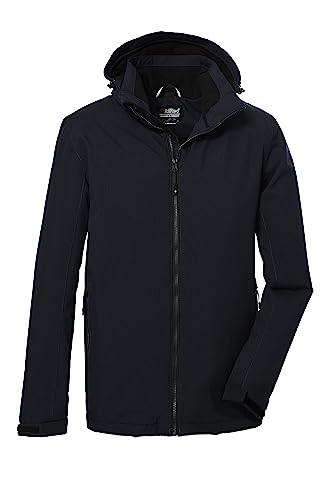 Killtec Męska kurtka funkcyjna/kurtka outdoorowa z odpinanym kapturem KOW 22 MN JCKT, granatowa, 3XL, 39705-000
