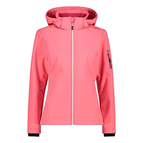 CMP damska kurtka Softshell z odpinanym kapturem, Gloss-Fuxia, 44