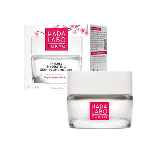 Hada Labo Tokyo White Skin-Plumping Gel krem do twarzy dla kobiet (50 ml) – krem na dzień i na noc – krem nawilżający do twarzy – skuteczna pielęgnacja twarzy – krem hialuronowy do twarzy