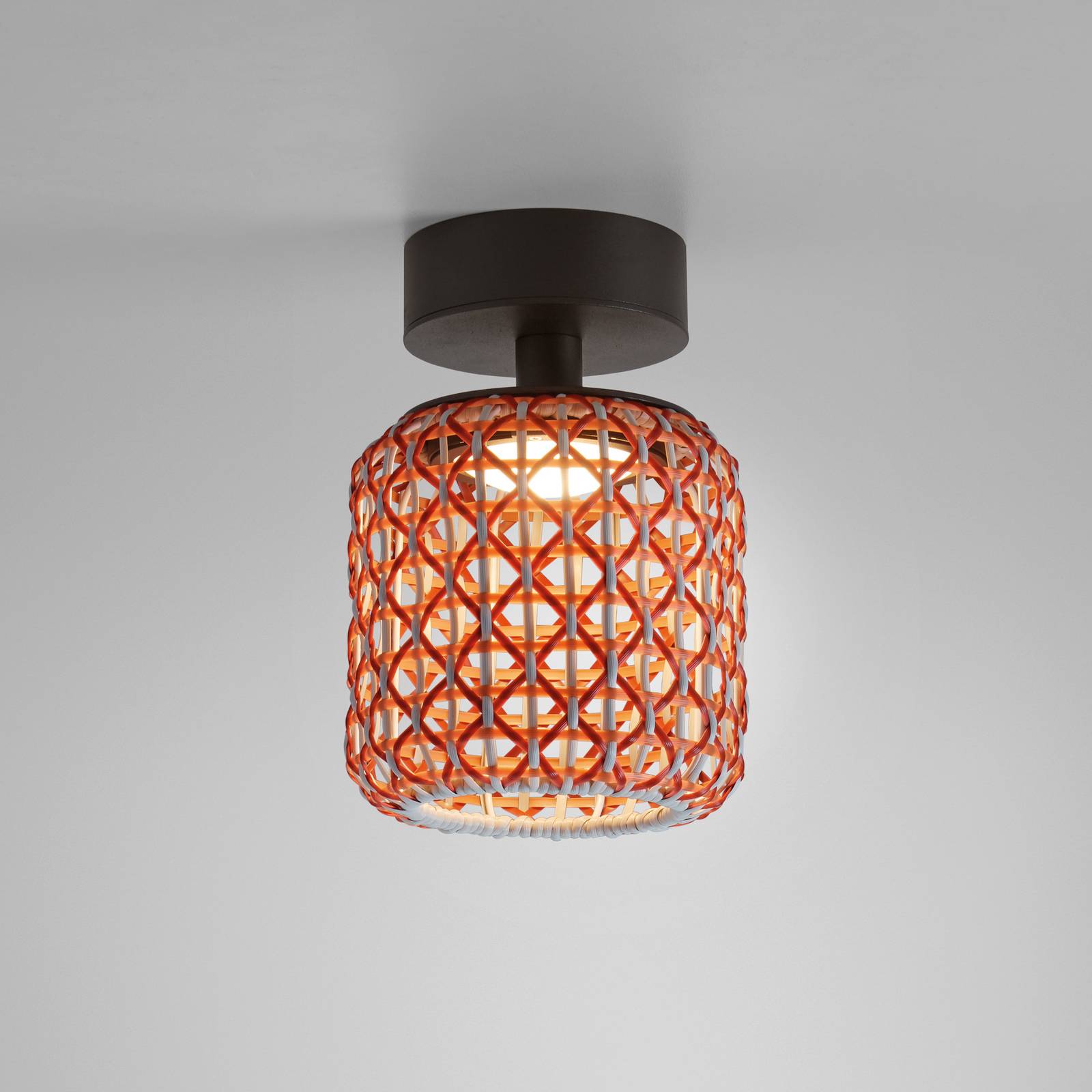 Bover Nans PF/16 lampa sufitowa LED, czerwona