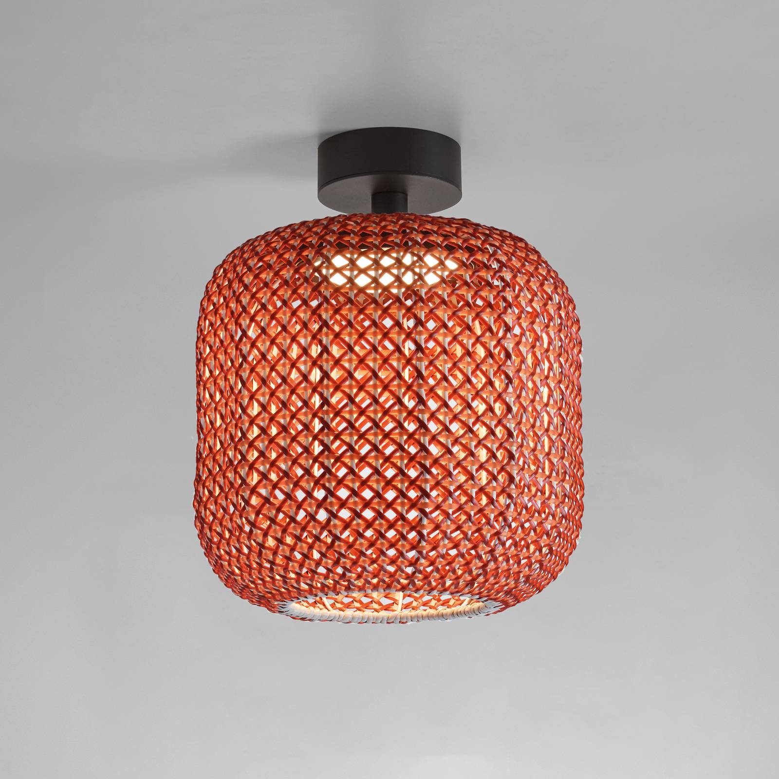Bover Nans PF/31 lampa sufitowa LED, czerwona
