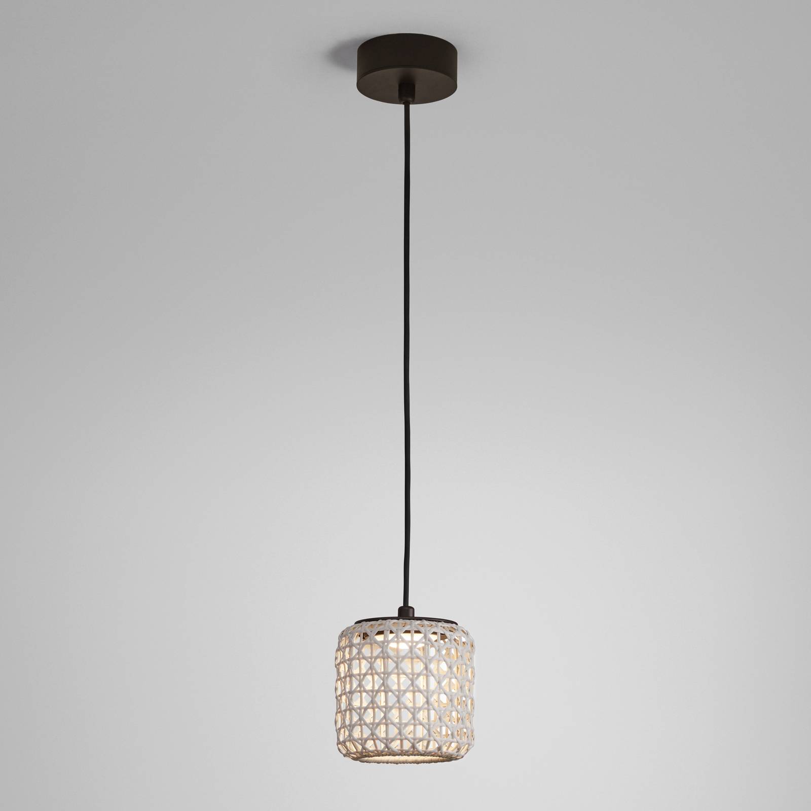 Lampa wisząca zewnętrzna Bover Nans S/16 LED, beżowa