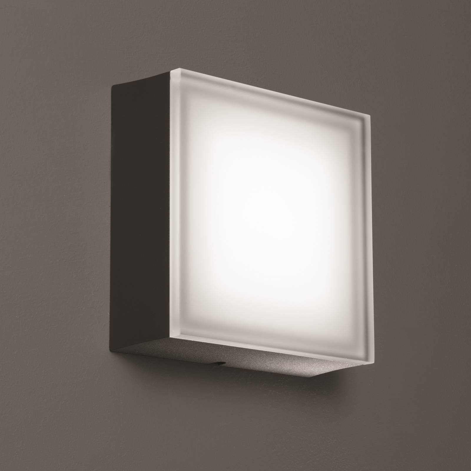 LCD Kinkiet zewnętrzny LED 1426 grafit 20 x 20 cm