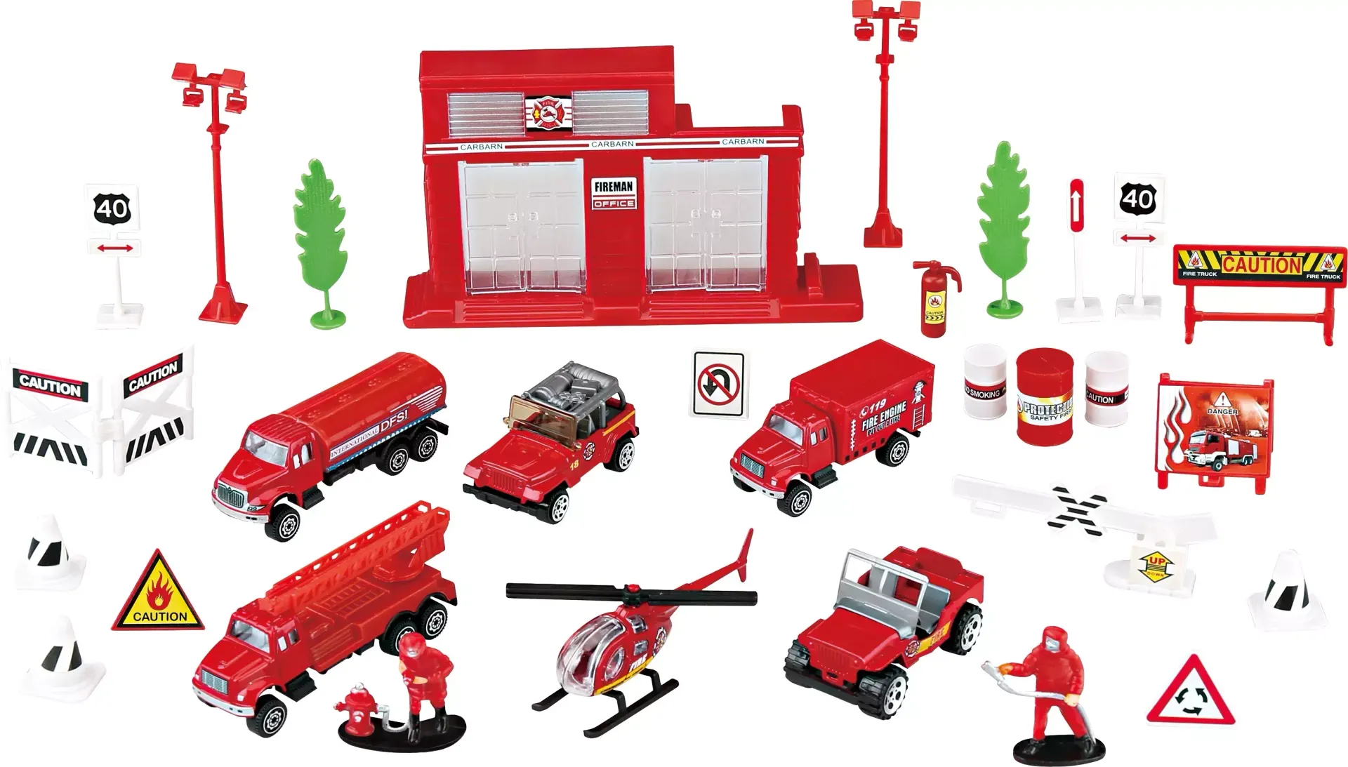 Autka resoraki zestaw GEARBOX 31el