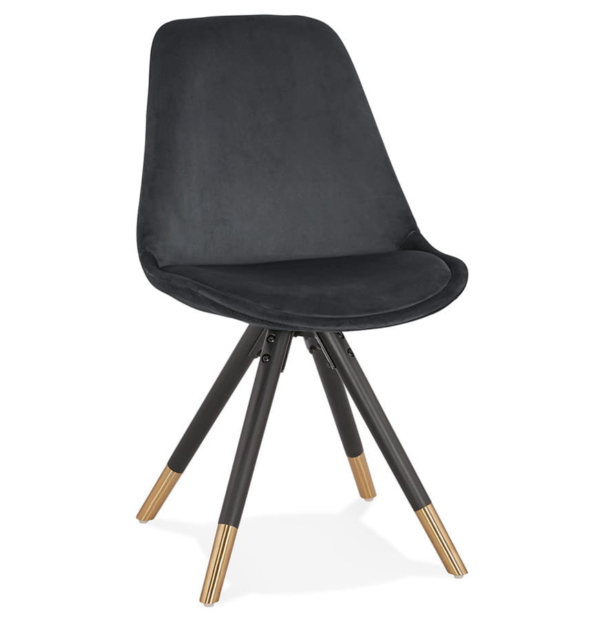 Kokoon Design Krzesło Design Mikado czarne CH02980BLBL