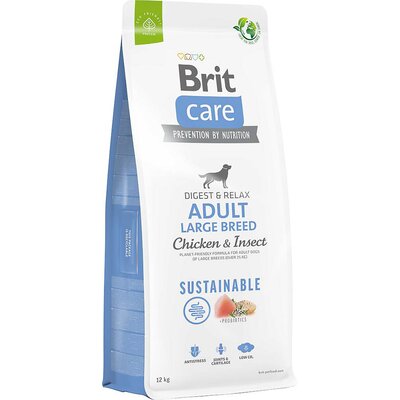 Brit Care Dog Sustainable Adult Large Chicken Insect 12kg