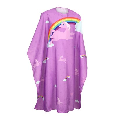 Peleryna fryzjerska dla dzieci OLIVIA GARDEN Cutting Cape Unicorn Pink