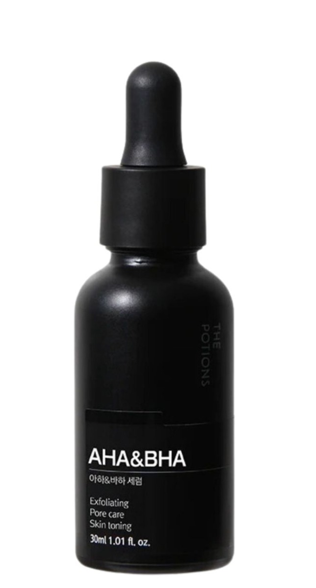 The Potions Black Line AHA BHA Złuszczające serum z kwasami AHA i BHA 30ml