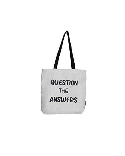 Econanos Hellobags2019 płócienna i plażowa torba na zakupy, 38 cm, biała (BLANCO)