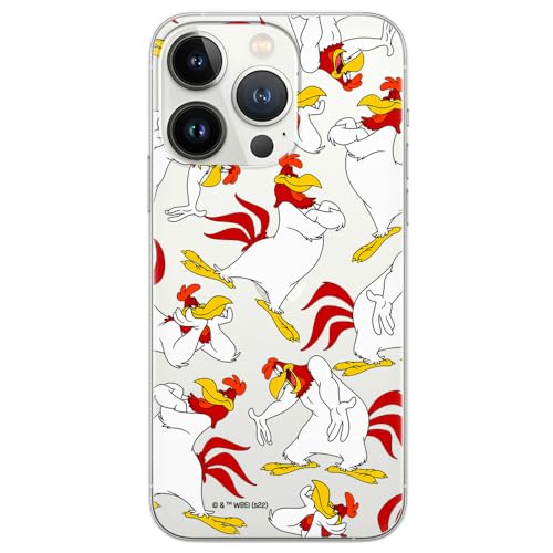 ERT GROUP etui na telefon Iphone 13 PRO MAX, case oryginalny i oficjalnie licencjonowany przez Looney Tunes, wzór Foghorn Leghorn 001, optymalnie dopasowane, plecki z TPU częściowo przeźroczyste