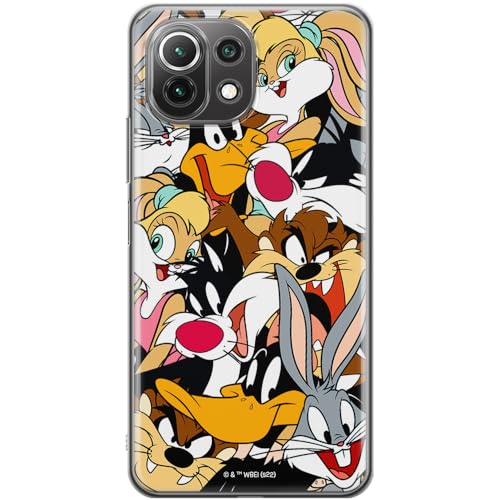 ERT GROUP etui na telefon Xiaomi 11 LITE 4G / 11 LITE 5G, case oryginalny i oficjalnie licencjonowany przez Looney Tunes, wzór 022, optymalnie dopasowane, plecki z TPU częściowo przeźroczyste