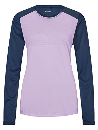 Ziener Damska koszulka funkcyjna Nabrina – rower | outdoor|fitness, sport – oddychająca, szybkoschnąca, z długim rękawem (1 opakowanie)