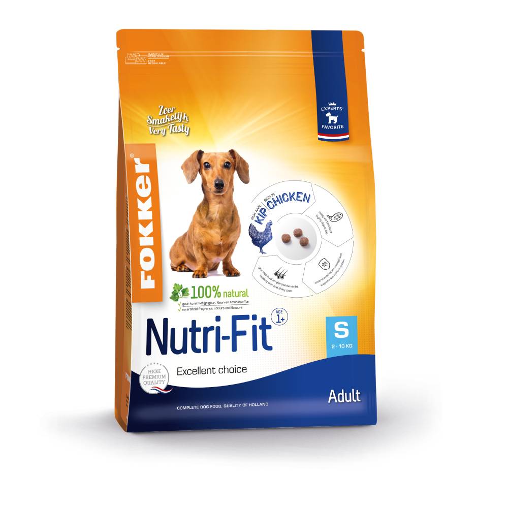 Fokker Adult Small Nutri-Fit karma dla psów - Podwójne opakowanie: 2 x 7 kg