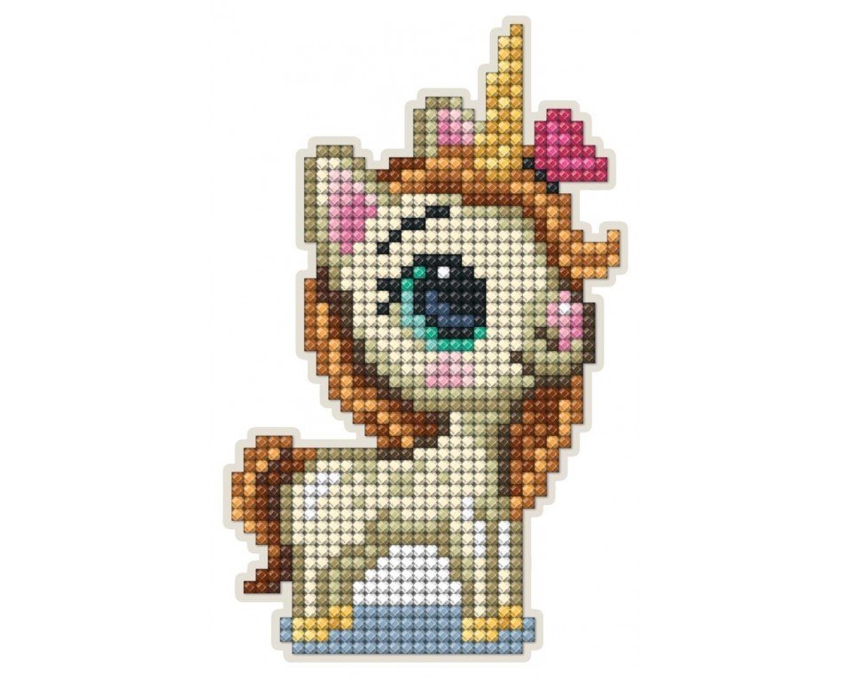 Diamentowa mozaika z magnes jednorożec 4