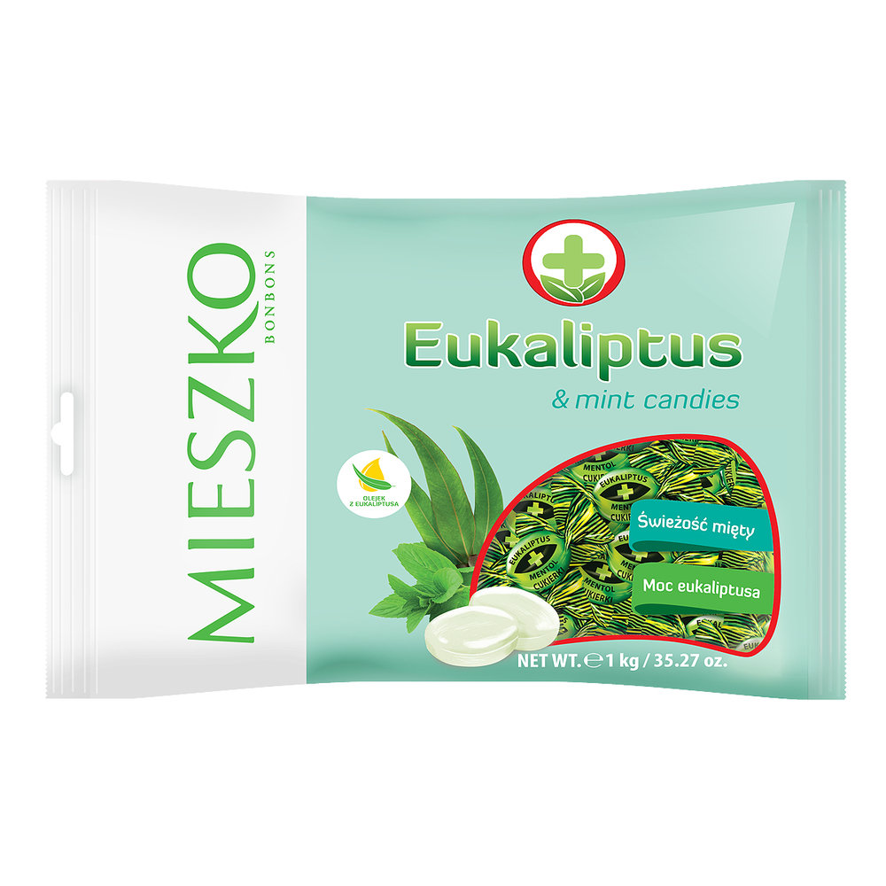 Mieszko eukaliptus cukierki karmelki 1kg