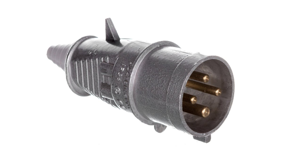Tarel Wtyk metalowy 32A 400V okrągłe styki t_3143-326