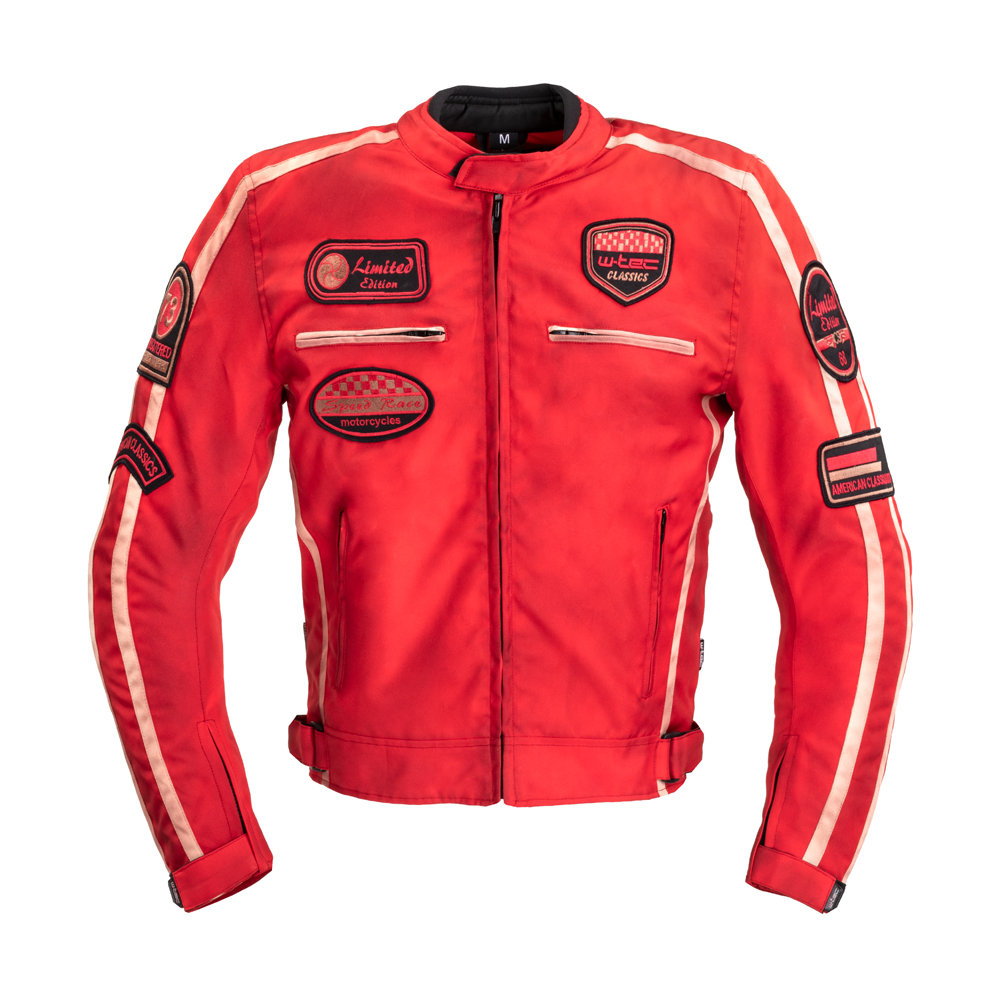 W-TEC Męska kurtka motocyklowa W-TEC Patriot Red, Czerwony, M 23181-M