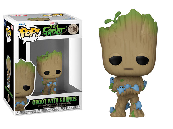 Funko POP, Figurka Marvel: IAG Groot w/ Grunds