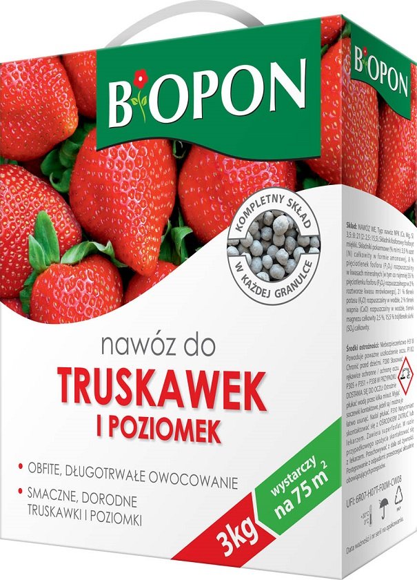 Biopon nawóz do truskawek i poziomek 3kg