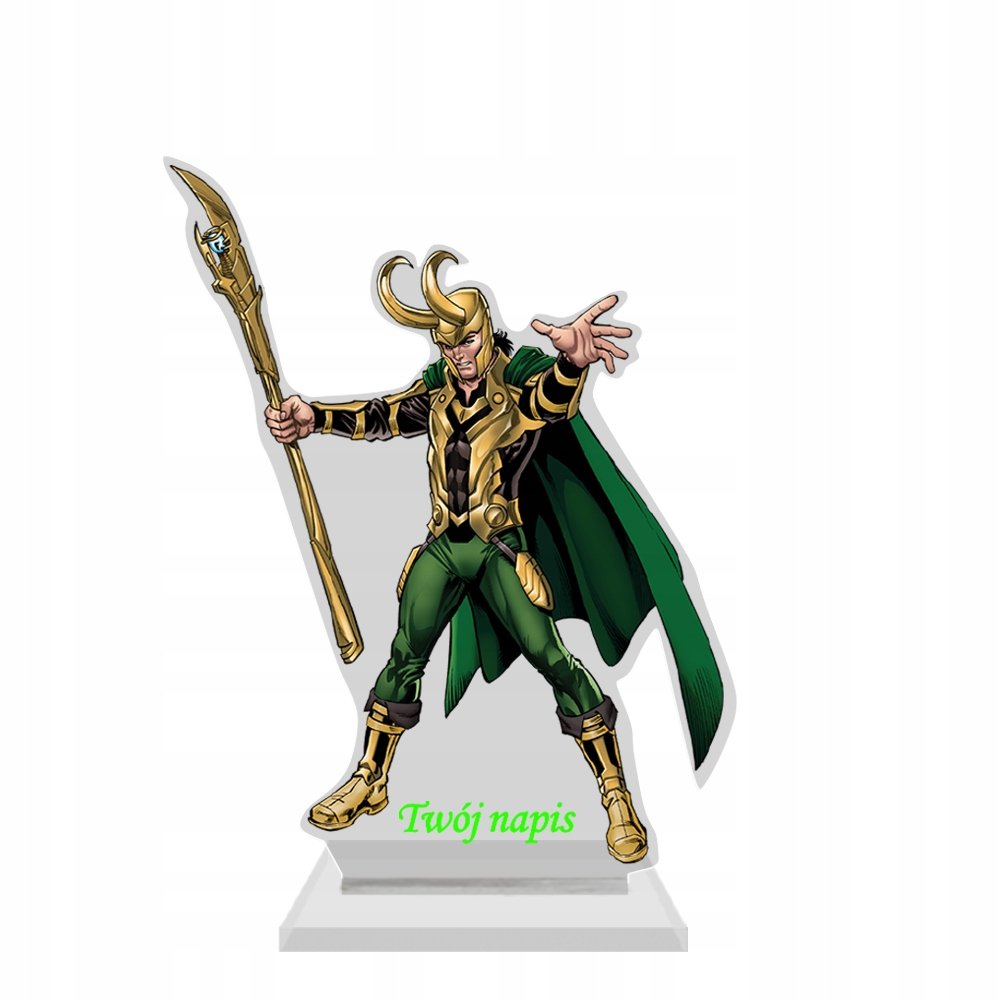 Duża Figurka Marvel Loki Kolekcjonerska 19,5cm