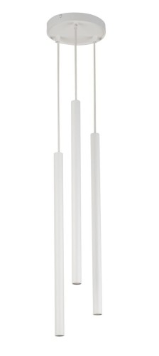 Sopel Koło lampa wisząca 3-punktowa biała 33623