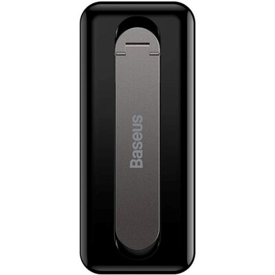 Baseus samoprzylepna składana podstawka do telefonu czarny LUXZ000001