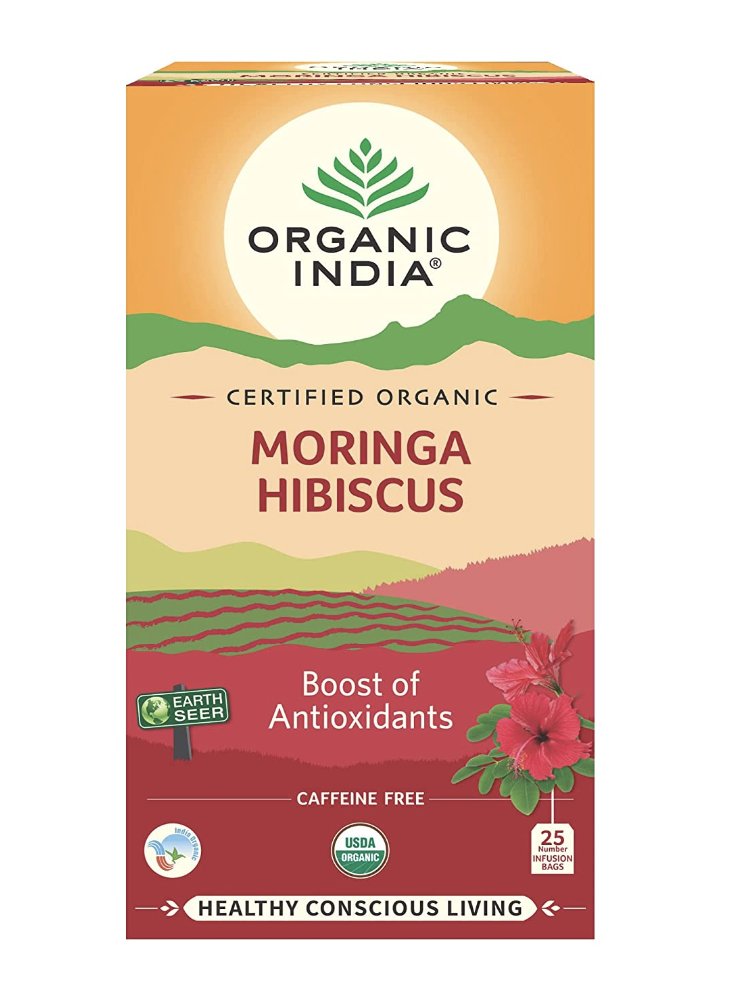 ORGANIC INDIA-MORINGA HIBISCUS herbata