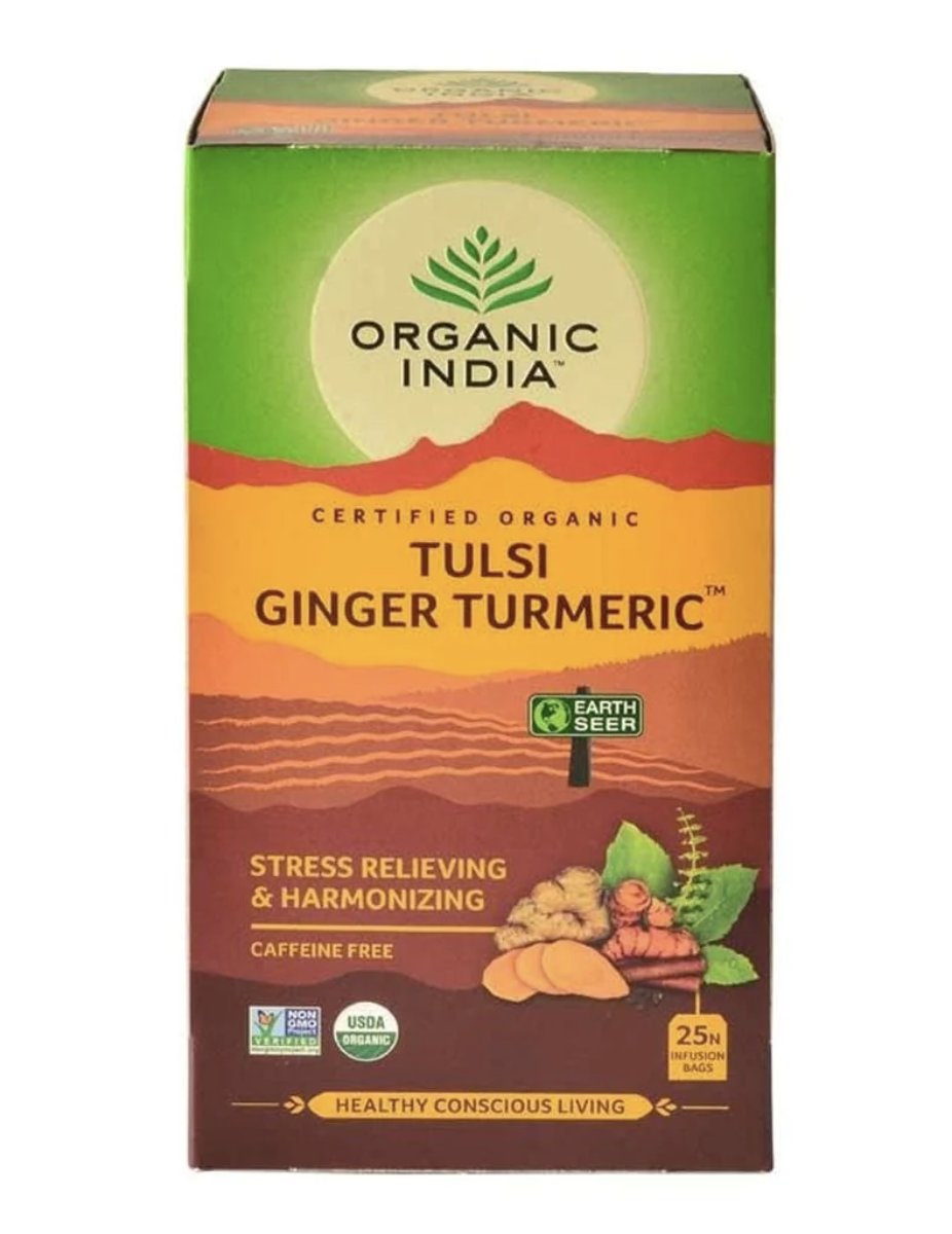 ORGANIC INDIA-TULSI GINGER TURMERIC herbata ziołowa